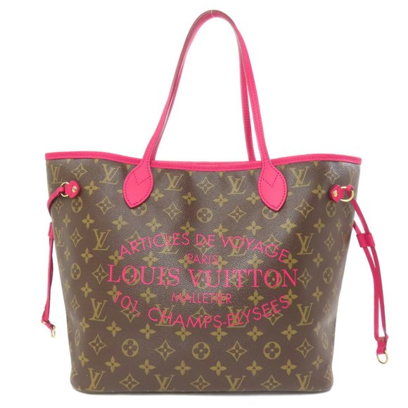 LOUIS VUITTON Brown Monogram Neverfull MM Tote Bag - Picture 1 of 11